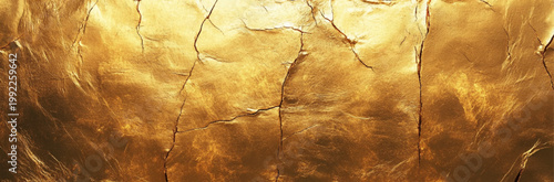 Textured gold background with a rough surface and shimmering highlights