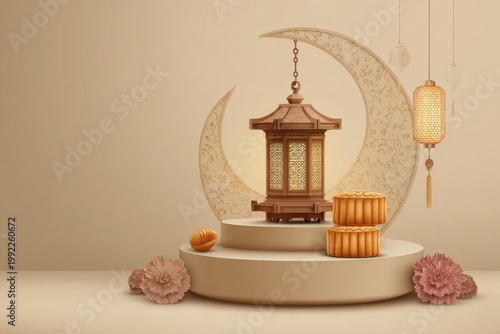 Elegant Mid-Autumn Festival Poster Design
