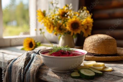 Latvian Summer Beet Soup Delight