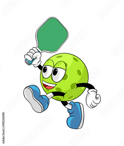 Pickleball character padel