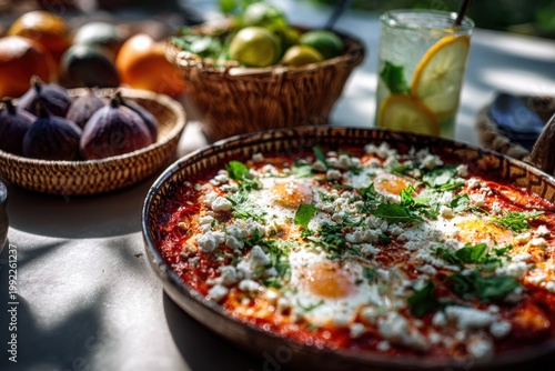Sunlit Shakshuka Summer Kitchen Delight