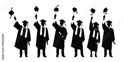 vector silhouettes of people