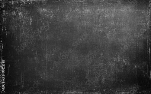 Vintage worn blackboard with faint chalk marks for an aged educational feel. Vector illustration.
