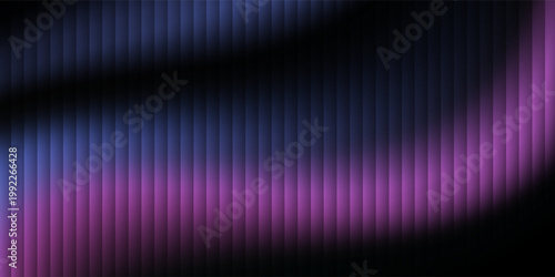 Abstract Glassy Purple and Blue Gradient Light on Dark Background