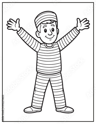Prison Life coloring book