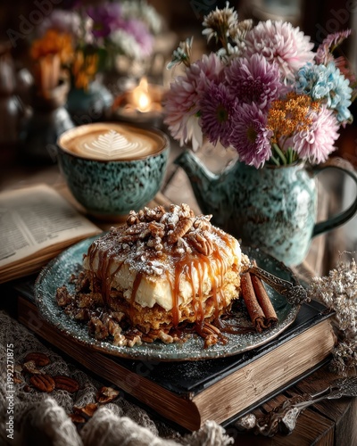 Rustic Breakfast Board With Pastry