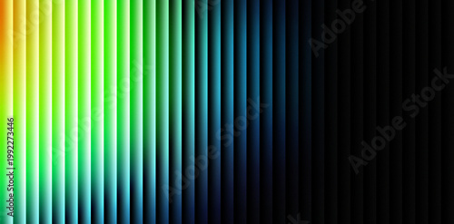 Green to Black Gradient Striped Background with Dark Minimal Aesthetic