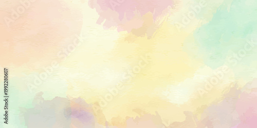 Watercolor Abstract watercolor pastel background, ideal for artistic, modern designs, showcasing soft gradients of blended colors in a delicate and artistic aesthetic. for print, wall art, branding