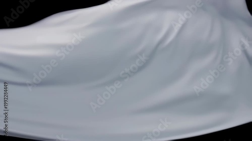 white satin fabric