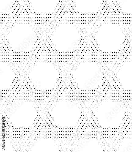 Vector seamless texture. Modern geometric background. Dotted grid.