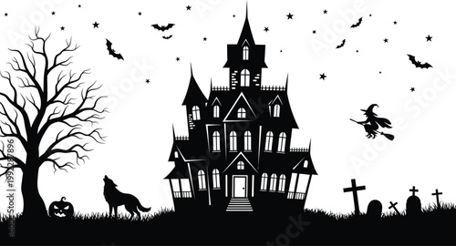 spooky halloween background