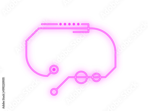 neon digital message box