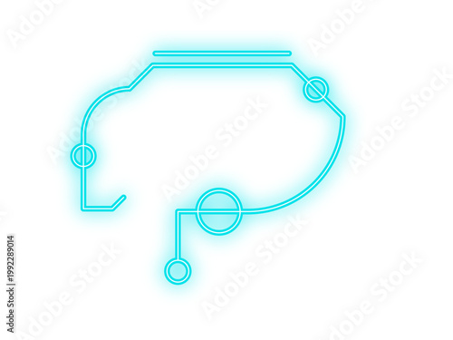 neon digital message box