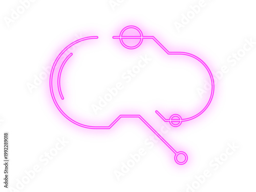 neon digital message box