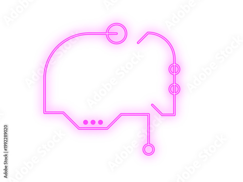 neon digital message box