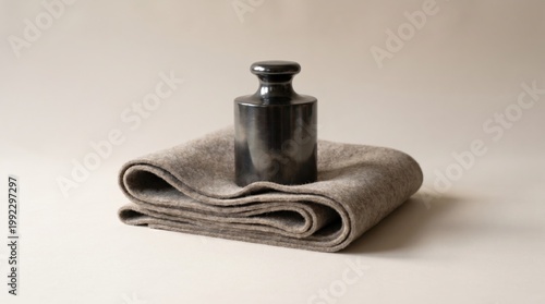 Heavy object pressing soft fabric pressure and stress concept