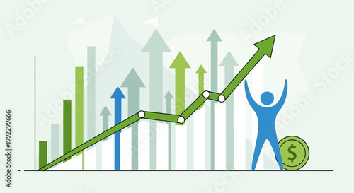 Person with arms raised celebrating success.