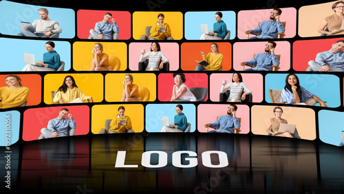 Video Wall Stage HD 5 – Large LED Screen Display for Events, Concert and Stage Presentation, Dynamic Digital Backdrop for Broadcast, Show and Live Performance