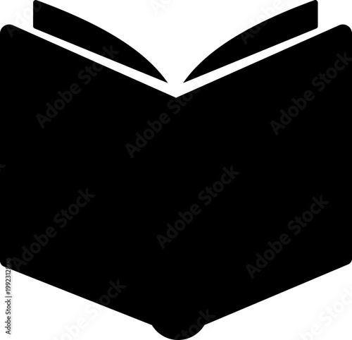 Book icon library literature education reading textbook notebook manual guide publication archive knowledge study learning open closed book flat line vector