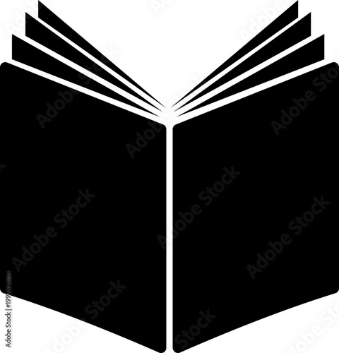 Book icon library literature education reading textbook notebook manual guide publication archive knowledge study learning open closed book flat line vector
