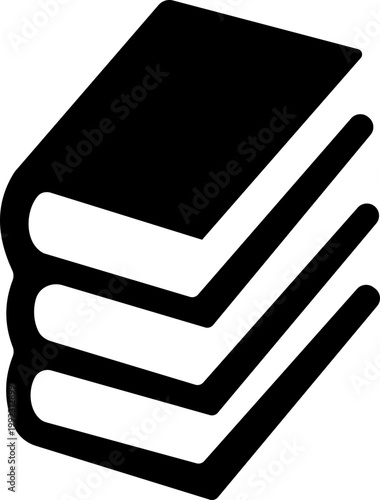 Book icon library literature education reading textbook notebook manual guide publication archive knowledge study learning open closed book flat line vector