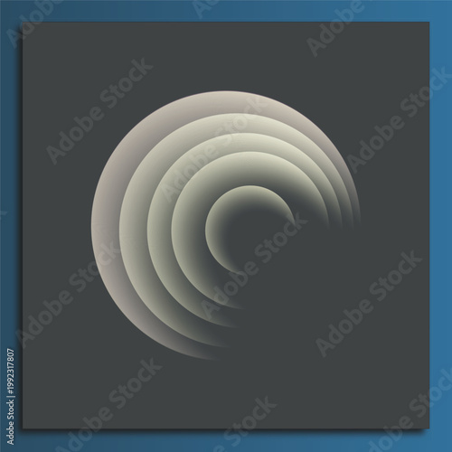 abstract spiral background. Abstract gradient texture on screen background. Minimal fluid design.
