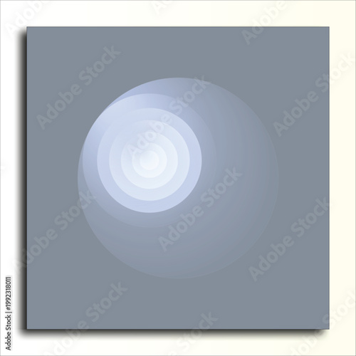 abstract vector background with circles. Abstract gradient texture on screen background. Minimal fluid design.