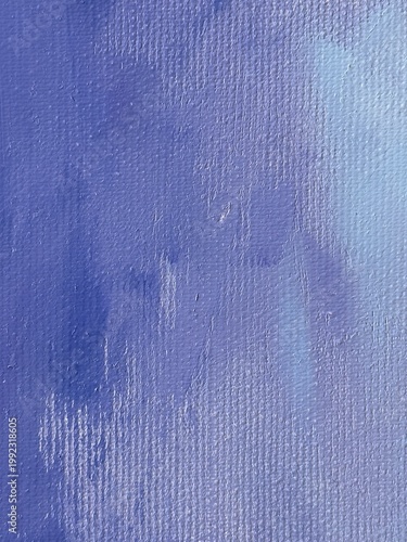 Oil painting background with thick brushstrokes on linen canvas texture