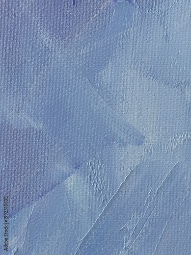 Oil painting background with thick brushstrokes on linen canvas texture