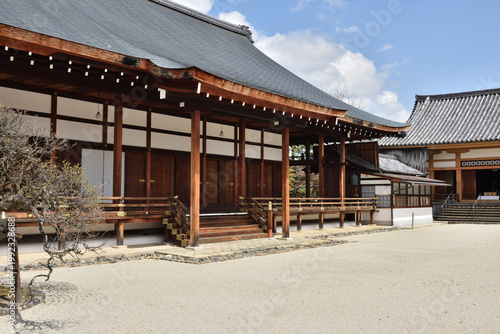 聖護院門跡　宸殿と本堂(京都市左京区)