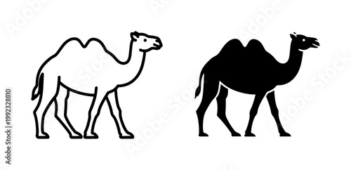 Camel Silhouette Illustration