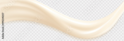 Sweet creamy drip texture with melting liquid waves abstract background.