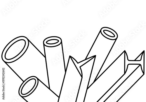 Stainless steel products. Stainless steel profiles. Aluminium profiles in warehouse