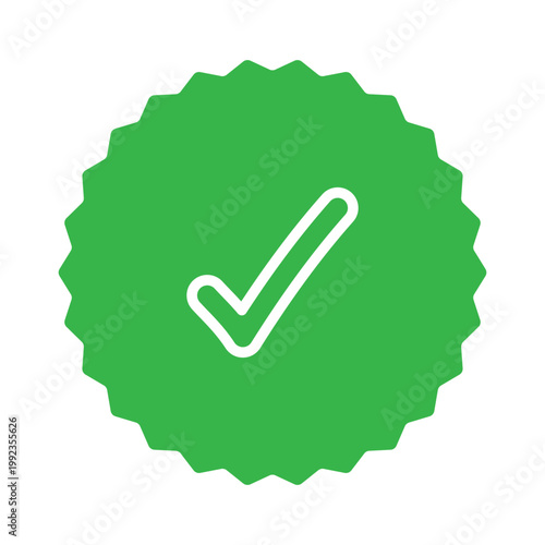 WhatsApp verified icon green.