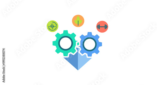 Gears and cogs machinery.