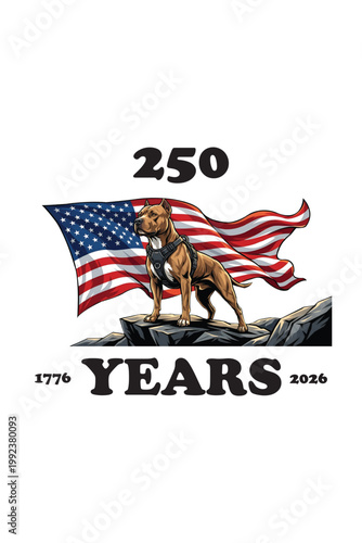  Cool Pitbull Dog in Urban Streetwear with American Flag for USA 4th july Independence Day T-Shirt