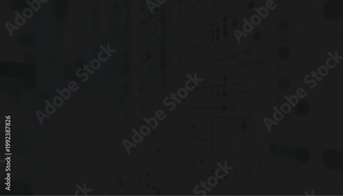 Circuitry patterns appear on a dark background showing complex electronic pathways for modern technology.