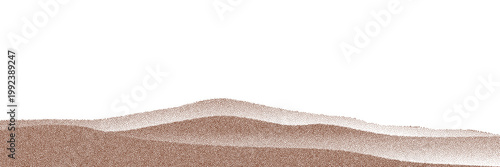 Powder coffee chocolate splash background.