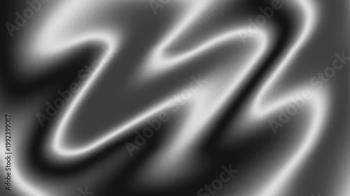 Serpentine Light Flow Abstract Black and White Gradient, A Whimsical Symbol of Motion, Depth, and Fluidity