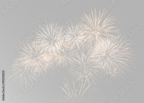 Obraz na płótnie firework cluster with radiant cosmic energy and intricate glowing trails