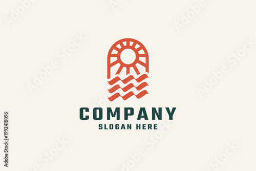 Sun Sea Coastal Travel Logo
