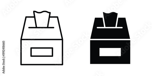 Wipes design concept. Stroke and flat icons seticon design concept. Stroke and flat icons set