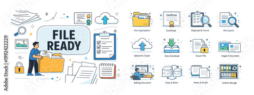 Organizing and managing digital files for efficient workflow and data security