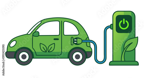 Electric car green