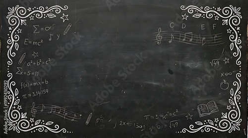 Creative Back to School Classroom Scene with Modern Learning Environment Illustration