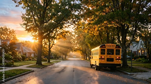 Creative Back to School Classroom Scene with Modern Learning Environment Illustration