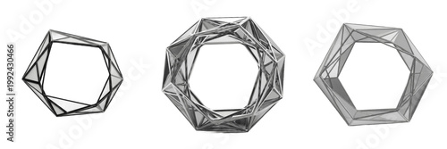 Fotografija Sharp Edge Geometric Frame - Cadre géométrique à bords vifs - Geometrischer Rahm