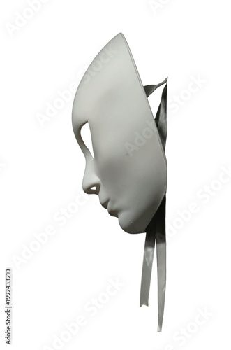 mask on white background