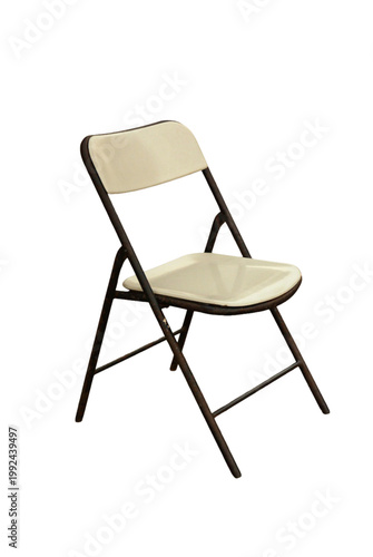 folding chair isolated on white