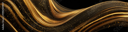 Gold, yellow fabric. Horizontal, popular, abstract, natural, beautiful background for demonstrating products, goods, text. Textiles, industry, ecology.